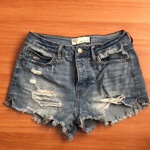 Light Blue Jean Shorts